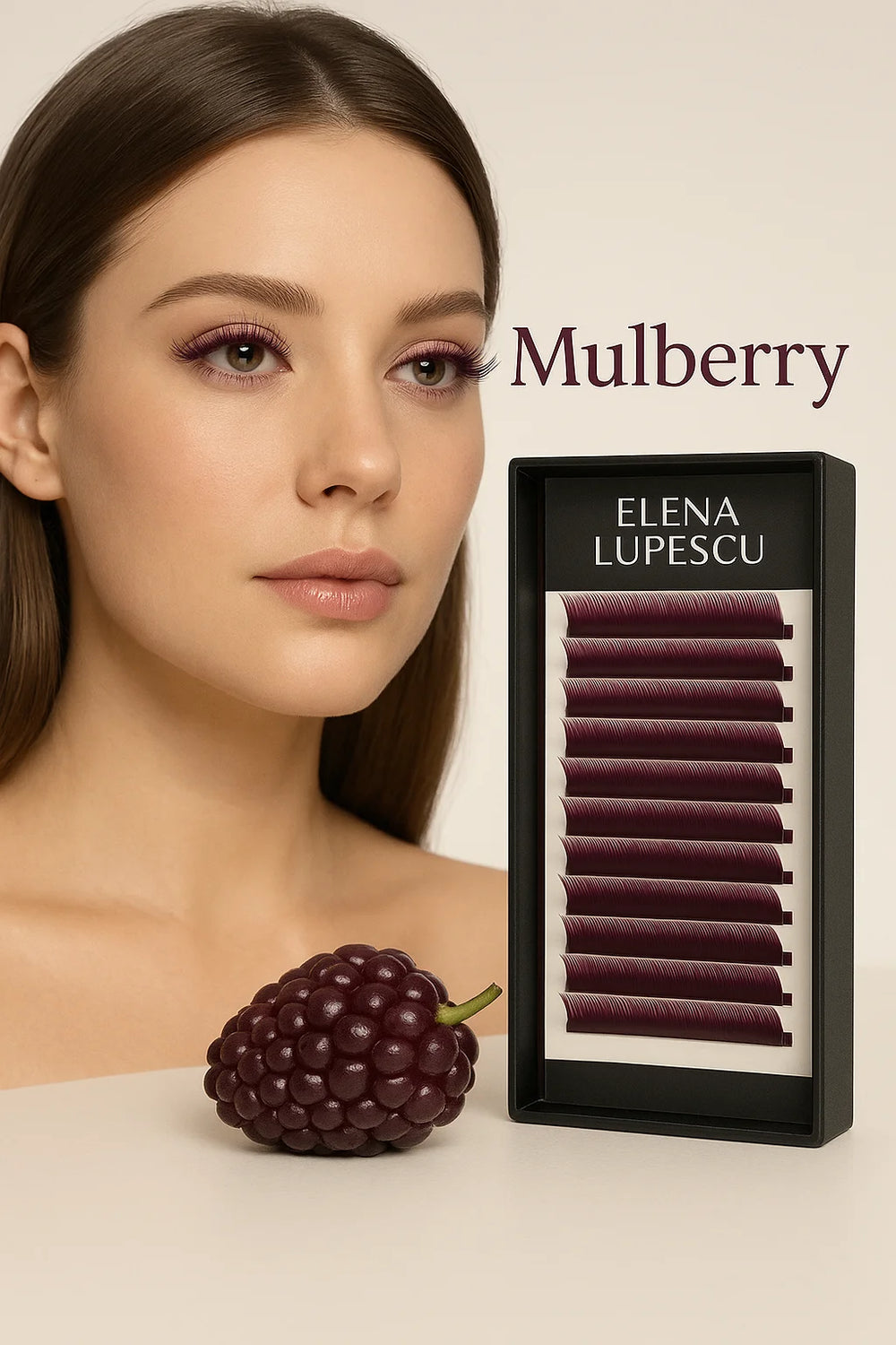 Ciglia EL– MULBERRY– MIX – 20 strisce